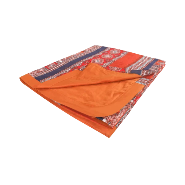 Bed Quilt - Natural Kantha
