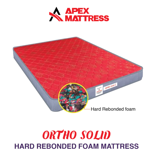 ORTHO SOLID - HARD REBONDED FOAM MATTRESS