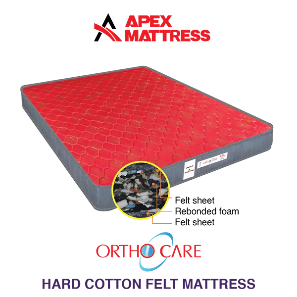 ORTHO CARE - HARD COTTON FELT MATTRESS