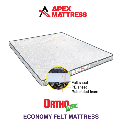 ORTHO PLUS - ECONOMY FELT MATTRESS