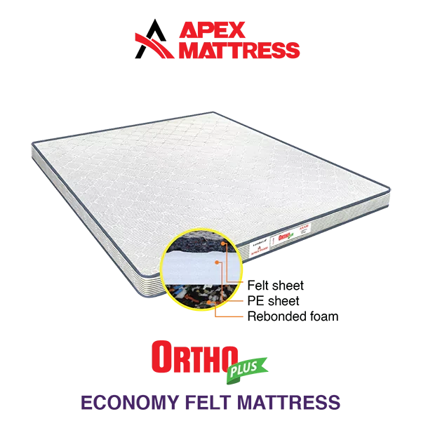 ORTHO PLUS - ECONOMY FELT MATTRESS