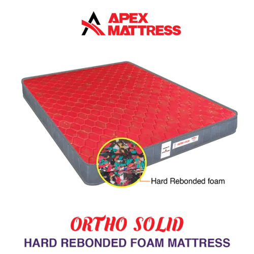 ORTHO SOLID - HARD REBONDED FOAM MATTRESS