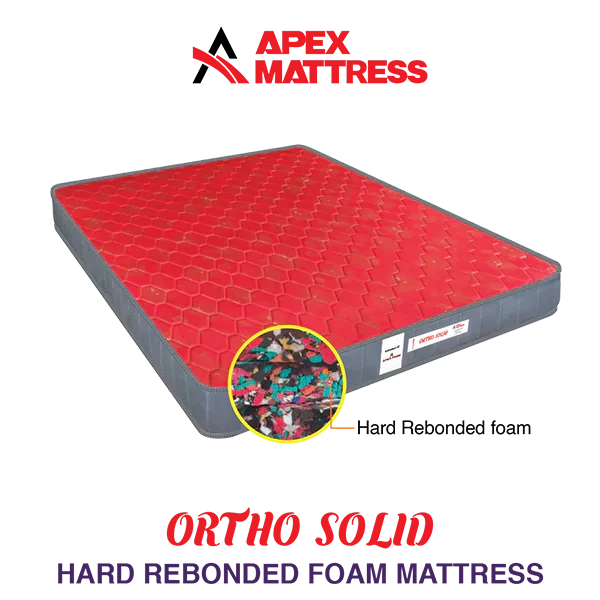 ORTHO SOLID - HARD REBONDED FOAM MATTRESS